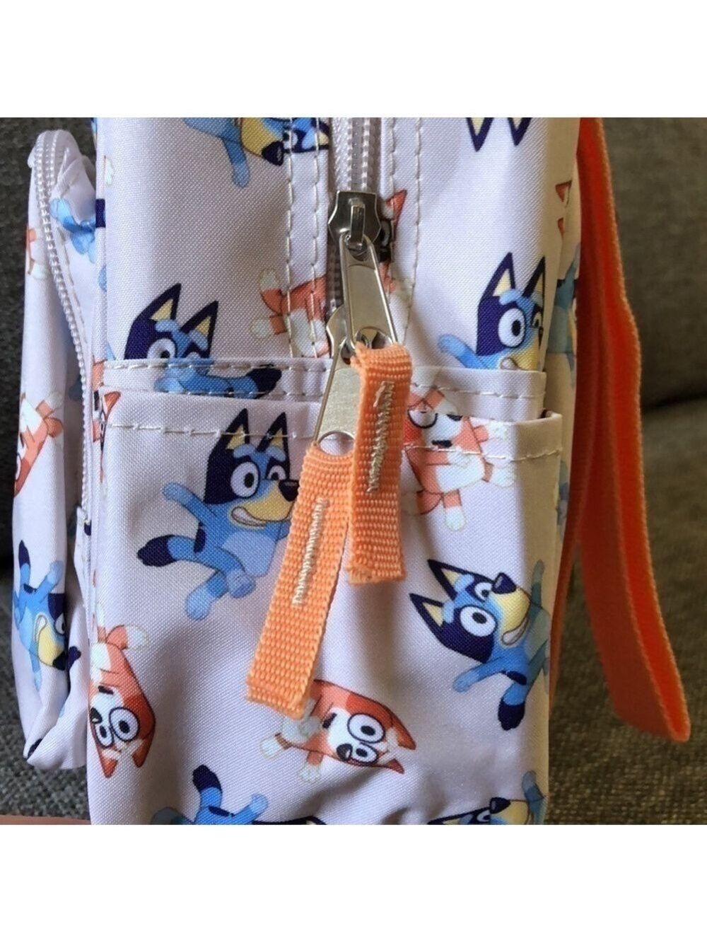 Moose Bluey Toddler Boy Girl Backpack Book Bag Gream Orange - Picture 11 of 15